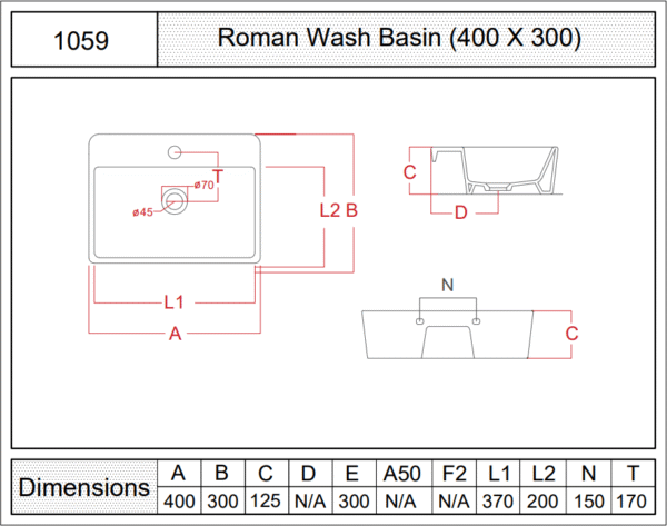 1059 - Roman Wash-Basin - Image 2