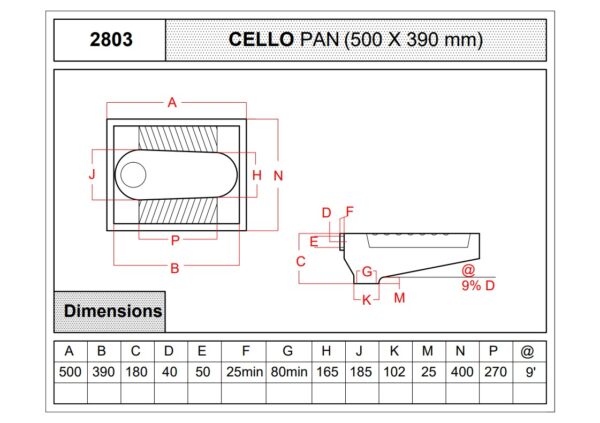 2803 - Cello Pan - Image 2
