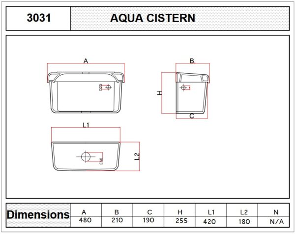 3031 - Aqua Cistern - Image 3